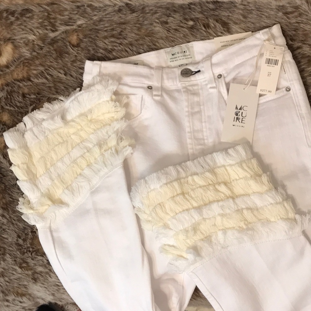 🆕orig $277 NWT McGuire Cha Cha Ruffle Hem - Picture 2 of 8